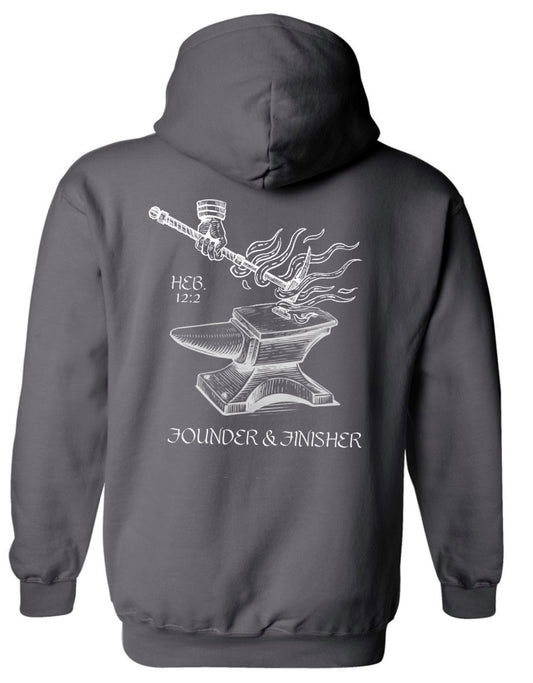 Founder & Finisher Charcoal Hoodie