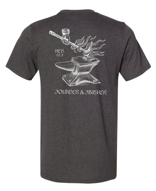 Founder & Finisher Short OR Long Sleeve Deep Grey Tee